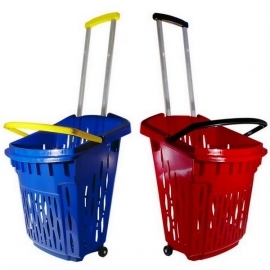 Metalowe Kosze Sklepowe na Zakupy, Ekspozycyjne i Nastawne