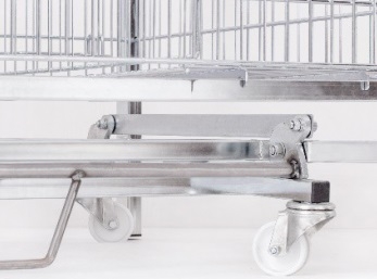 Kosze Ekspozycyjne Składane, na Kółkach, z Nadstawkami i Nastawne