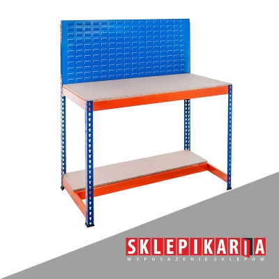 Stół Warsztatowy z Nadbudową do Garażu, Warsztatu, Magazynu, Piwnicy