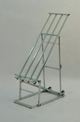 Stojaki na Warzywa i Owoce, Składany Stojak na Skrzynki z Kółkami