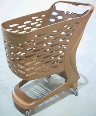 Kolorowe Wózki Sklepowe z Tworzywa Sztucznego do Sklepu, Marketu