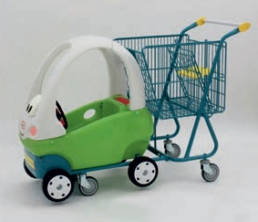 Wózki Sklepowe Dziecięce KID-CAR, Wózek na Zakupy Samochodzik