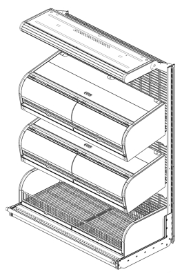 Regał Piekarniczy SOLID YORK z Półkami Koszowymi na Pieczywo