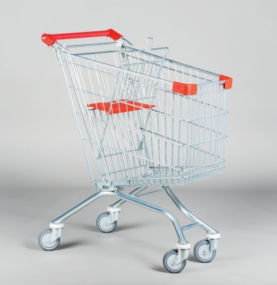 Wózki Sklepowe KIFATO, Metalowy Wózek na Zakupy do Sklepu, Marketu