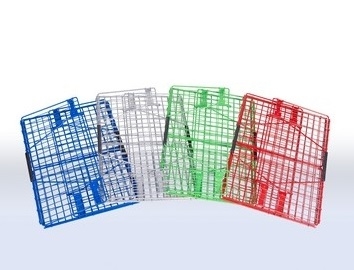 Metalowe Koszyki Sklepowe z Możliwością Składania, Kosz Składany