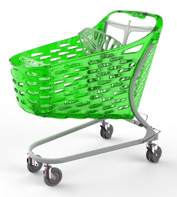 Wózki Sklepowe SAMBA z Tworzywa Sztucznego z Siedziskiem dla Dzieci